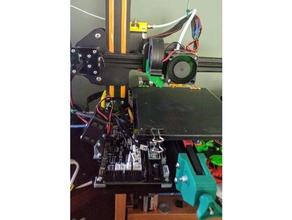afinibot a5 mini mks gen fan mount remix 3d printer parts creality 3d print model - Mito3D