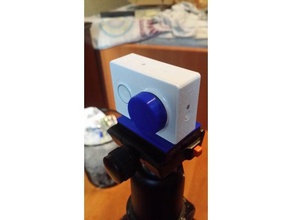 xiaomi yi tripod shim kamera 3d print model - Mito3D