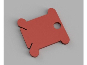 cross stitch card floss winding art tools spool holder 3d print model - Mito3D