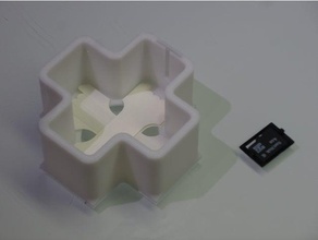 nariz caja de tiras 2 compartimiento secreto los contenedores 3d print model - Mito3D