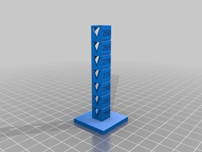 Temperatur tower 290-260 3d-Druck-tests kundengebundene 3d print model - Mito3D