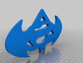 superbat logo 3d baskı 3d print model - Mito3D