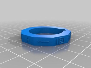 1 ring gadgets personalizado 3d print model - Mito3D