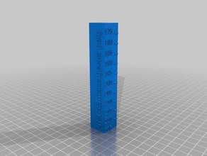 anet a8 petg temperature calibration tower 3d printing tests customized 3d print model - Mito3D