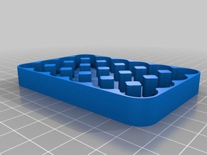 my customized battery case 4 6 aa containers 3d print model - Mito3D