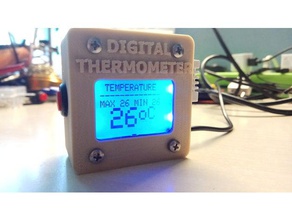 arduino digital thermometer dht-22 electronics 3d print model - Mito3D