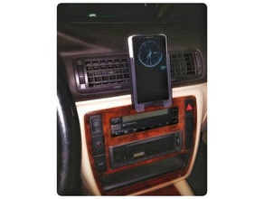porta telefono lg g3 passat b5 automotive car phone holder veicolare monte titolare supporto per smartphone volkswagen 3d print model - Mito3D