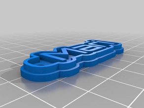mari Schlüsselanhänger kundengebundene 3d print model - Mito3D