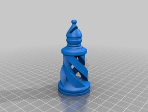 spirale set di scacchi remix 3d print model - Mito3D