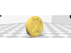 overwatch coin video games 3d print model - Mito3D