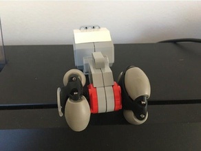 lego adapter interroll omniwheel toy & game accessories compatible technic mindstorms nxt robotics technics 3d print model - Mito3D