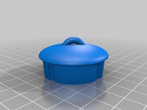 my customized bath tube plug bathroom 3d print model - Mito3D