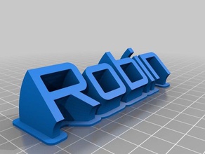robin office customized 3d print model - Mito3D
