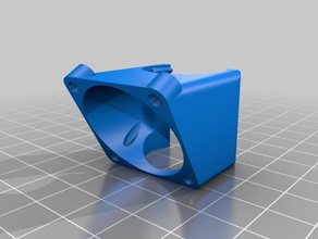 e3d v6 inclined fan duct 3d printer extruders 30mm 3d print model - Mito3D