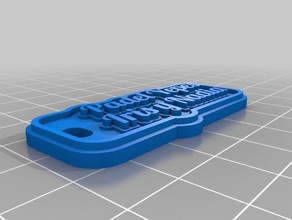 ırı Anahtarlık özelleştirilmiş 3d print model - Mito3D