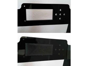 anet a8 lcd frame-cover 3d printer parts 3d print model - Mito3D