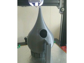 drop birdhouse one piece print biology 3d print model - Mito3D