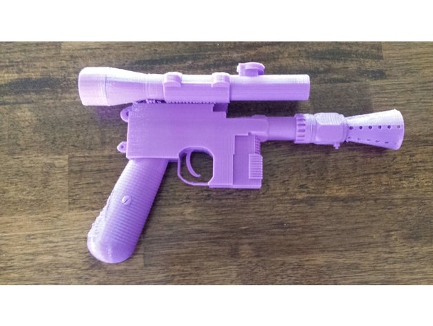 dl44 scaled larger props han solo costumechallenge2017 blaster gun pistol star wars 3D print model - Mito3D