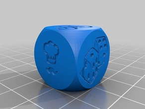 do dice customized 3d print model - Mito3D