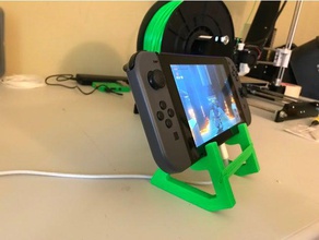 nintendo switch stand video games dock 3d print model - Mito3D