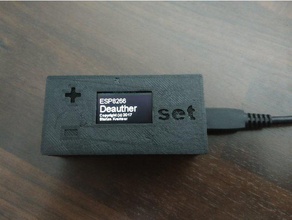 nodemcu esp8266 deauther oled do sensor de toque eletrônica 3d print model - Mito3D