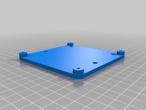 simple makeboard pro holder prusa p3steel 3d printer parts arduino electronics enclosure i3 ramps box 3d print model - Mito3D