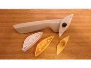 Ersatz-Drehknopf tescoma Dosenöffner griffbereit Küche und Esszimmer können - Knopf opener 3d print model - Mito3D