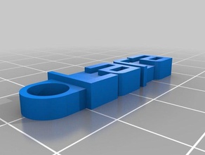 mylove keychain organization customized 3d print model - Mito3D