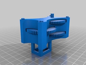 parametrico cambio modulo v3 parti riduttore ingranaggi openscad 3d print model - Mito3D