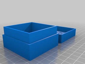 jt datiert volle box Container kundengebundene 3d print model - Mito3D