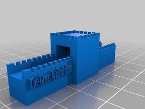 great wall china easy make 3d printing 3d print model - Mito3D