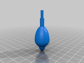 fidget top egg version 3d printing 3d print model - Mito3D