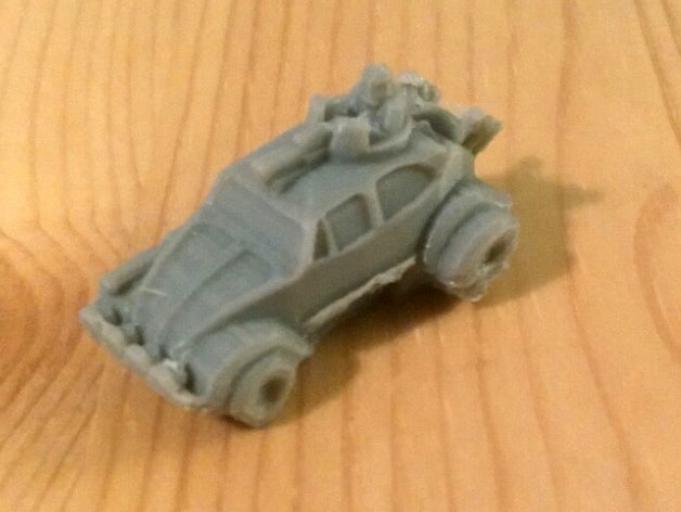 thunder road coleotteri giochi auto gaslands madmax 3D print model - Mito3D