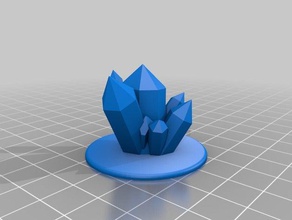 giant crystal objective marker epic 40k 6mm scale games epic40k miniature tabletop terrain 3d print model - Mito3D