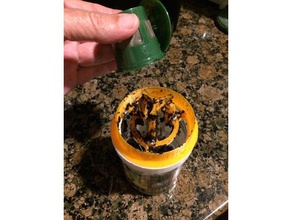 k-cup de café compost collecteur beurre d'arachide couvercle du bocal L'impression 3d le bac à recyclage créatif keurig jar recycler la réutilisation 3d print model - Mito3D