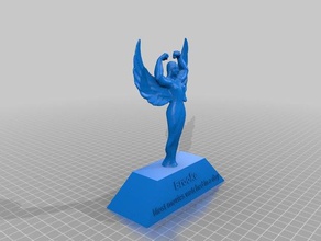 beefy trophy most movies watched sculptures customized 3d print model - Mito3D