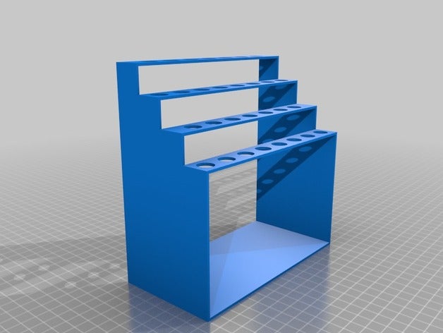 my customized parametric tool rack organization 3D print model - Mito3D