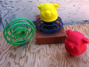 lucky pig bobble 2 toys & games 3d print model - Mito3D