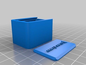 borracha recipientes personalizado 3d print model - Mito3D