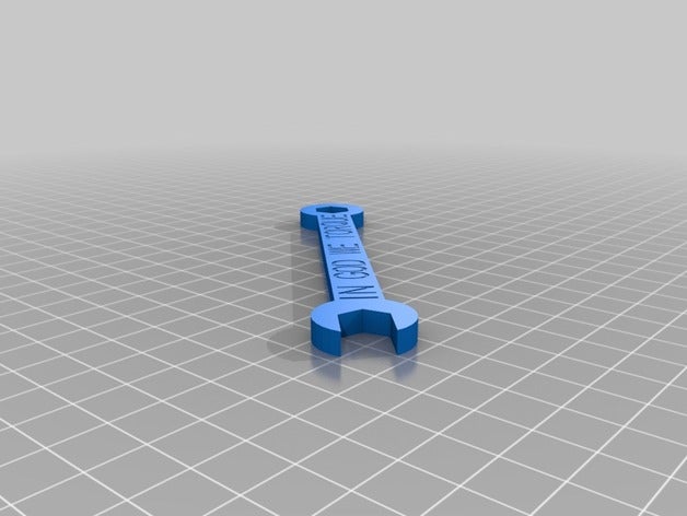 Schraubenschlüssel ii tools kundengebundene 3D print model - Mito3D