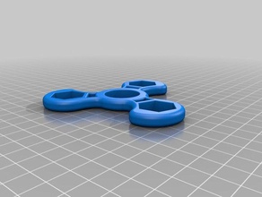 spinner 3 giratório 5 mecânico de brinquedos 3d print model - Mito3D