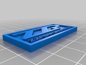 zzp performance gen 2 logo badge automotive 3d print model - Mito3D
