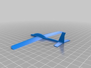 rubberband slingshot plane 3d printing 3d print model - Mito3D