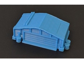 red alert war factory buildings & structures command conquer westwood 3d print model - Mito3D