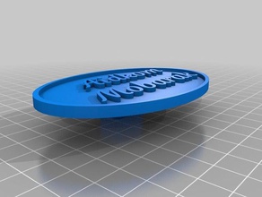 my customized picture frame badge - customize your own signs & logos 3d print model - Mito3D