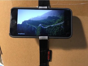 havayolu koltuk telefon bağlama cep telefonu monte edin 25 mm iphone standı dur askısı tepsi 3d print model - Mito3D