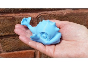 baby thames dolphin toy toys & games fish meshmixer 3d print model - Mito3D