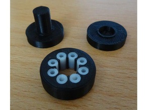 reemplazo de la ruleta bola rodamiento 608 ptfe tubo juguetes y accesorios juego el cojinete bolas fidget spinner 3d print model - Mito3D