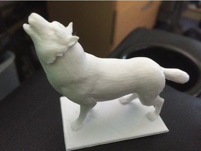 dire wolf ark animals 3d print model - Mito3D