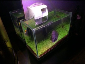 l'aquarium de hang-sur la chute d'eau du filtre les animaux compagnie 3d print model - Mito3D